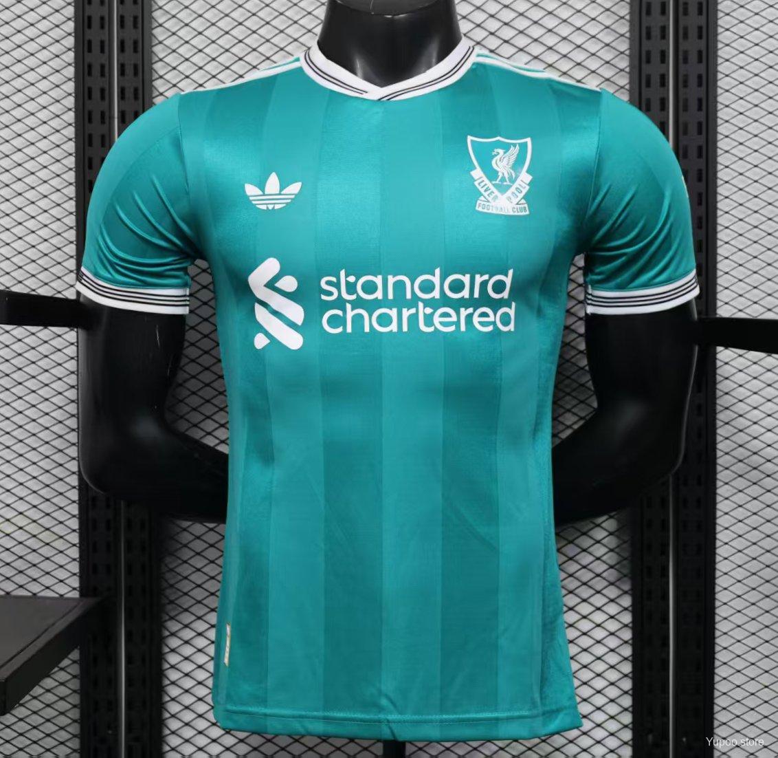 Camiseta de fútbol Liverpool 2025/26 TERCERA MANGA CORTA VERSION JUGADOR